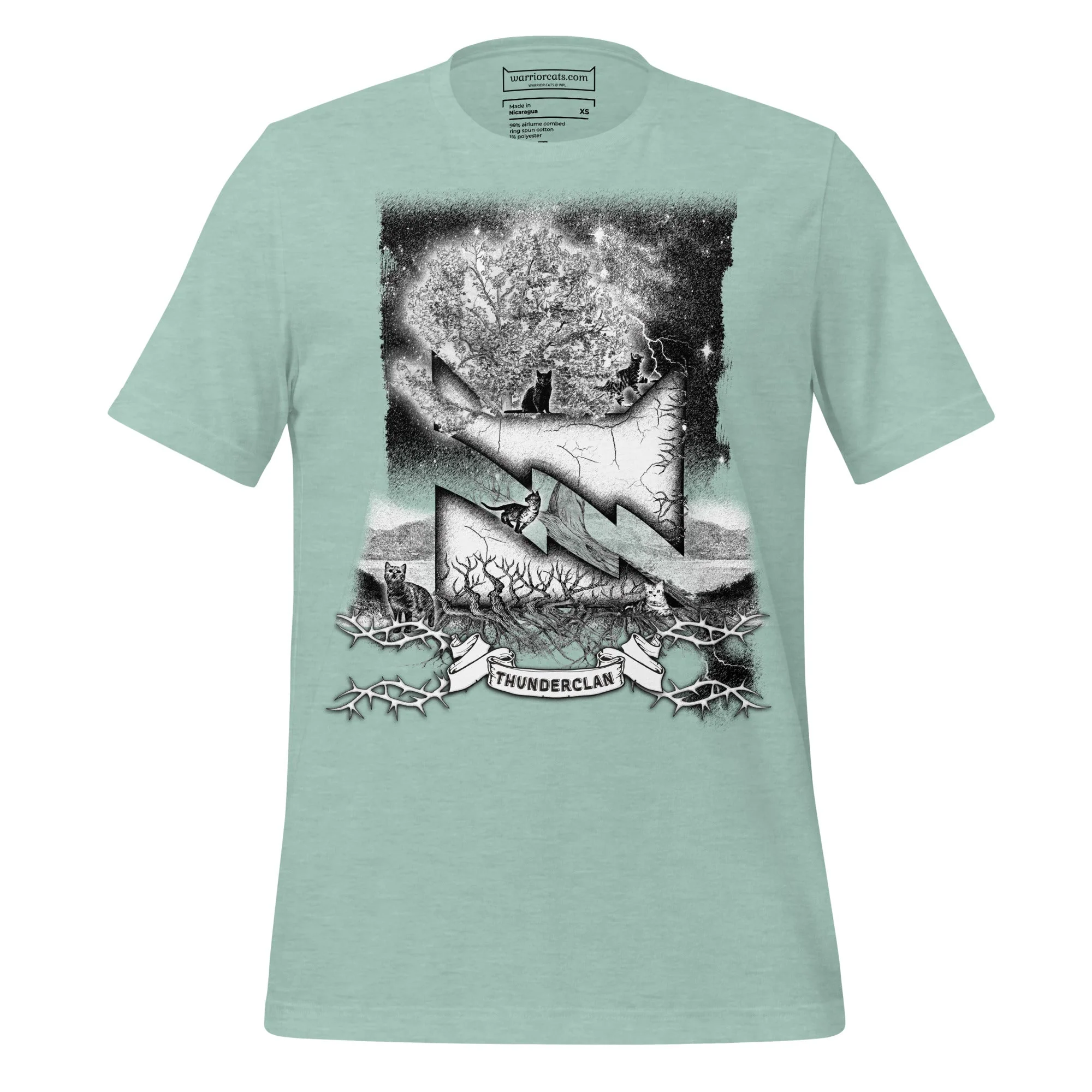 Warriorcats Etched Thunderclan Tee - Image 2